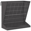 Vidaxl hooi feeder zwart 71 x 33 x 70 cm koudgewalst staal