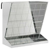 Vidaxl hooi feeder zilver 71 x 33 x 70 cm gegalvaniseerd staal