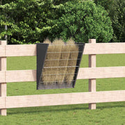 Vidaxl hangend hooi feeder zwart 61 x 33 x 66 cm 5 kg - afbeelding 1
