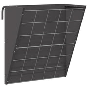 Vidaxl hangend hooi feeder zwart 61 x 33 x 66 cm 5 kg - afbeelding 2