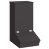 Vidaxl varkensvoeder zwart 55 x 38 x 76 cm koudgewalst staal