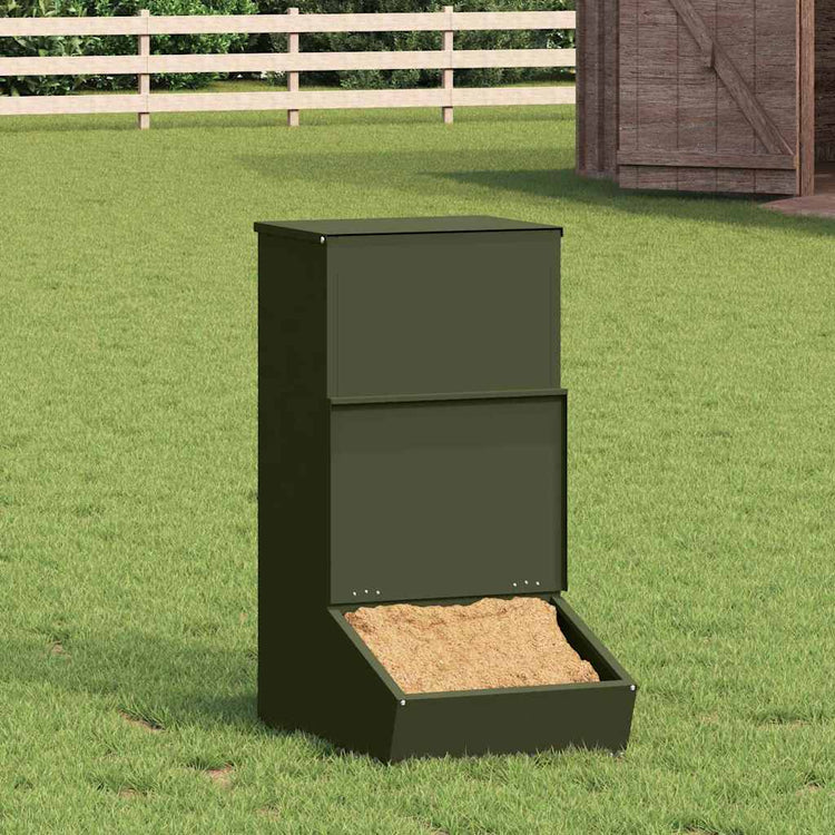 Vidaxl varkensvoeder olijf groen 55 x 38 x 76 cm 20 kg