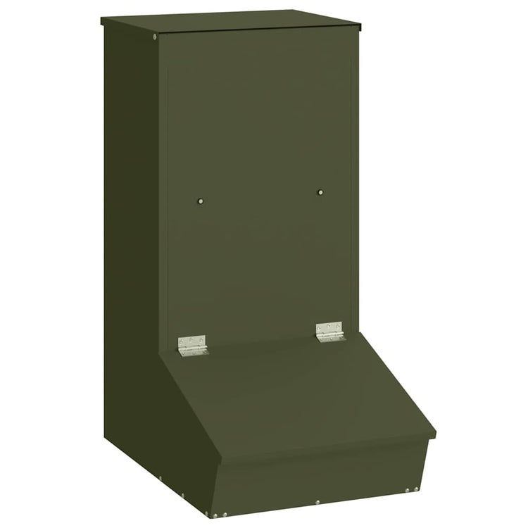 Vidaxl varkensvoeder olijf groen 55 x 38 x 76 cm 20 kg