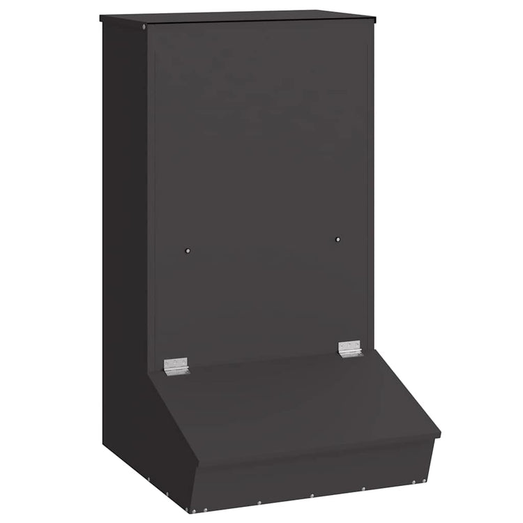 Vidaxl varkensvoeder zwart 55 x 51 x 91,5 cm 20 kg koudgewalst staal