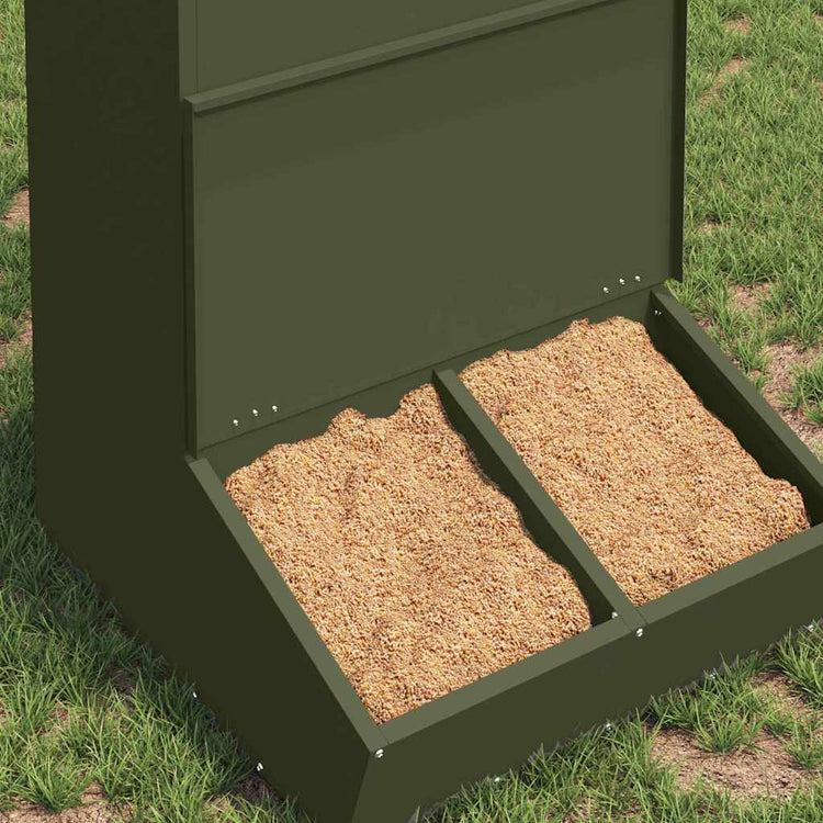 Vidaxl varkensvoeder olijf groen 55 x 51 x 91,5 cm 20 kg