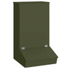 Vidaxl varkensvoeder olijf groen 55 x 51 x 91,5 cm koudgewalst staal
