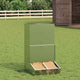 Vidaxl varkensvoeder zilver 55 x 51 x 91,5 cm 20 kg