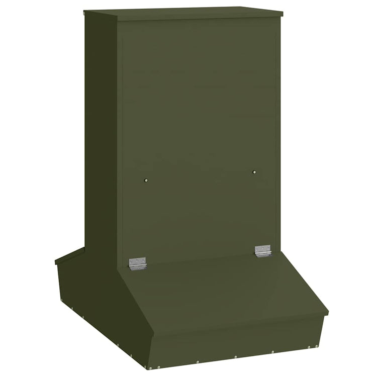 Vidaxl varkensvoeder olijf groen 82 x 51 x 91,5 cm 20 kg
