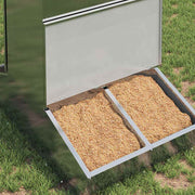 Vidaxl varkensvoeder zilver 82 x 51 x 91,5 cm 20 kg - afbeelding 3
