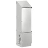 Vidaxl kip voerbak zilver 13 x 12 x 51 cm gegalvaniseerd staal
