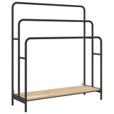 Vidaxl kledingrek sonoma eiken 90 x 30 x 100,5 cm bewerkt hout - afbeelding 2