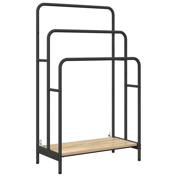 Vidaxl kledingrek sonoma eiken 60 x 30 x 100,5 cm bewerkt hout