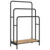 Vidaxl kledingrek artisan eiken 60 x 30 x 100,5 cm bewerkt hout