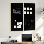 Vidaxl bulletinbord zwart 100 x 100 x 1,4 cm massief grenenhout - afbeelding 1