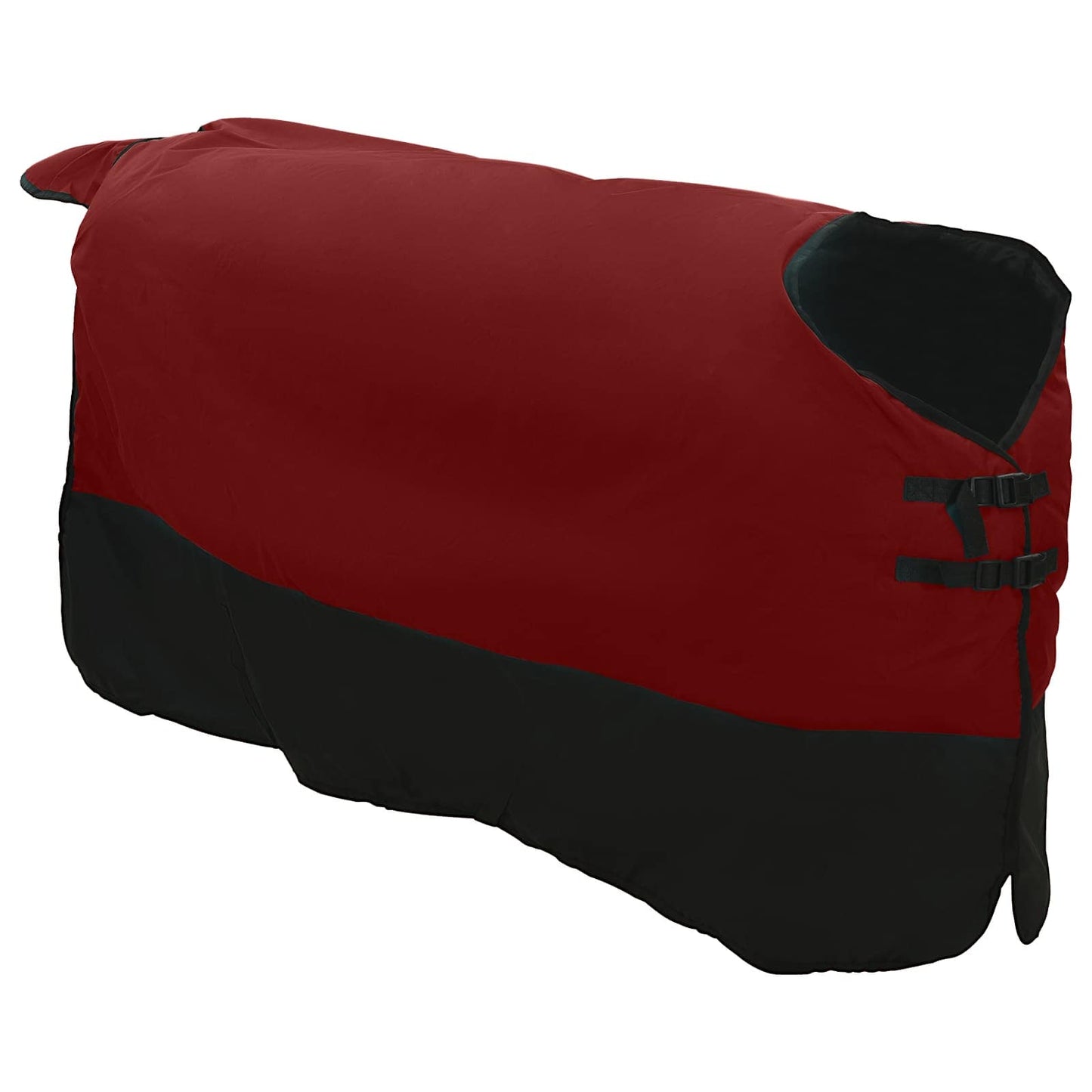 Vidaxl paardendeken donkergroen en zwart 95 cm polyester