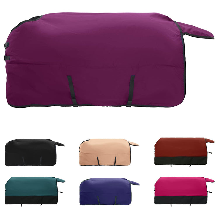Vidaxl paardendeken volledig paars 155 cm polyester
