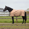 Vidaxl paardendeken cappuccino 115 cm polyester