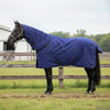 Vidaxl paardendeken donkergroen en zwart 115 cm polyester