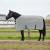 Vidaxl paardendeken volledig lichtgrijs en roze polyester