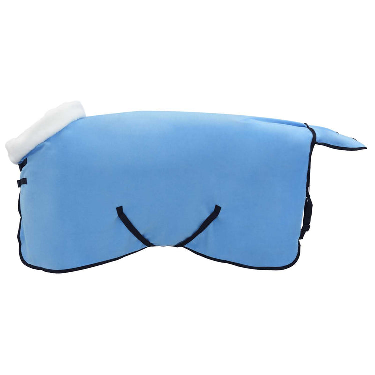 Vidaxl paardendeken volledige aqua 75 cm polar fleece