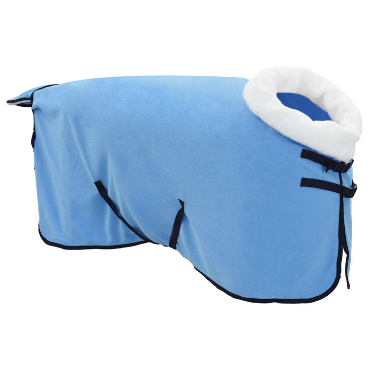 Vidaxl paardendeken volledige aqua 95 cm polar fleece