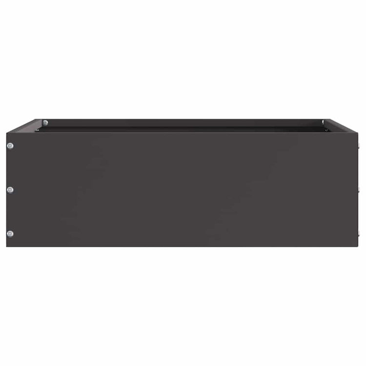 Vidaxl gazonrand 40 x 40 x 13 cm staal zwart