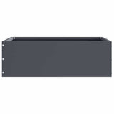 Vidaxl gazonrand 40 x 40 x 13 cm staal antraciet - afbeelding 3