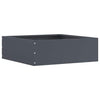 Vidaxl tuinrand 6 pcs antraciet 40 x 40 x 13 cm staal