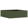Vidaxl tuinrand 6 pcs olijf groen 40 x 40 x 13 cm staal