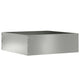 Vidaxl gazonrand 40 x 40 x 13 cm gegalvaniseerd staal zilver