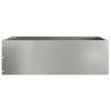 Vidaxl tuinrand zilver 40 x 40 x 13 cm gegalvaniseerd staal