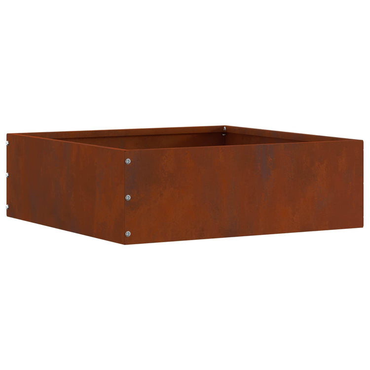 Vidaxl gazonrand 40 x 40 x 13 cm roestkleurig