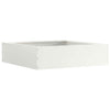 Vidaxl tuinrand 6 pcs wit 50 x 50 x 13 cm staal