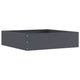 Vidaxl gazonrand 50 x 50 x 13 cm staal antraciet