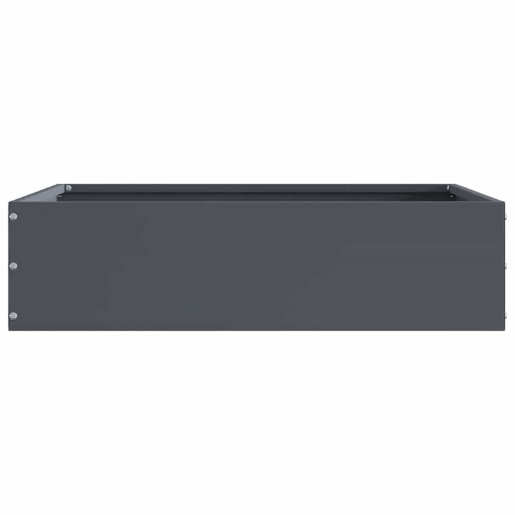 Vidaxl gazonrand 50 x 50 x 13 cm staal antraciet