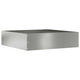 Vidaxl gazonrand 50 x 50 x 13 cm gegalvaniseerd staal zilver