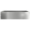 Vidaxl tuinrand zilver 50 x 50 x 13 cm gegalvaniseerd staal