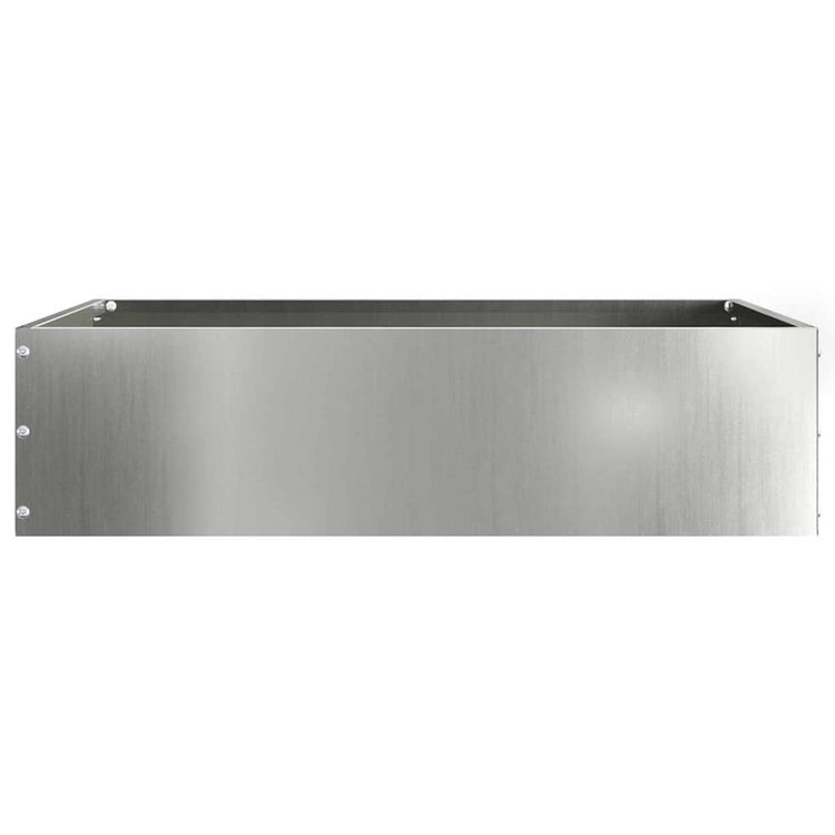 Vidaxl gazonrand 50 x 50 x 13 cm gegalvaniseerd staal zilver