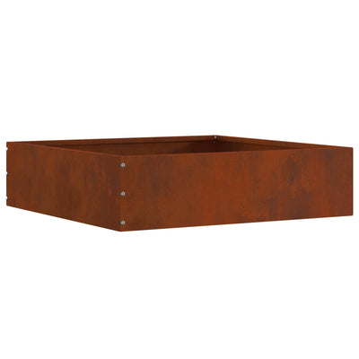 Vidaxl gazonrand 50 x 50 x 13 cm roestkleurig