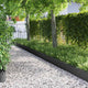 Vidaxl gazonranden 10 st 103 x 0,05 x 22 cm staal zwart