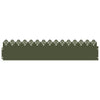 Vidaxl gazonranden 20 pcs olijf groen 103 x 0,05 x 22 cm staal