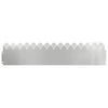 Vidaxl gazonranden 20 pcs zilver 103 x 0,05 x 22 cm