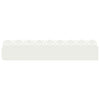 Vidaxl gazonranden 10 pcs wit 103 x 0,05 x 22 cm staal