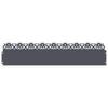 Vidaxl gazonranden 20 pcs antraciet 103 x 0,05 x 22 cm staal