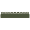 Vidaxl gazonranden 20 pcs olijf groen 103 x 0,05 x 22 cm staal