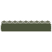 Vidaxl gazonranden 20 st 103 x 0,05 x 22 cm staal olijfgroen - afbeelding 2