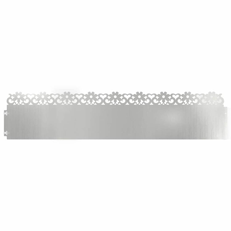 Vidaxl gazonranden 30 st 103 x 0,05 x 22 cm gegalvaniseerd staal