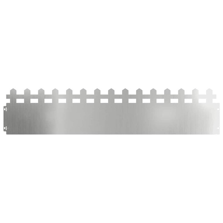 Vidaxl gazonranden 30 st 103 x 0,05 x 22 cm gegalvaniseerd staal