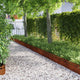 Vidaxl gazonranden 30 st 103 x 0,05 x 22 cm weervast staal