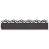 Vidaxl gazonranden 20 pcs zwart 103 x 0,05 x 22 cm staal